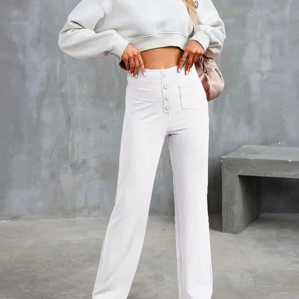 Women's Casual High Waist Stretch Pants