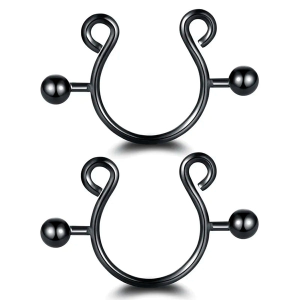 Adjustable Faux Nipple Piercing Clips