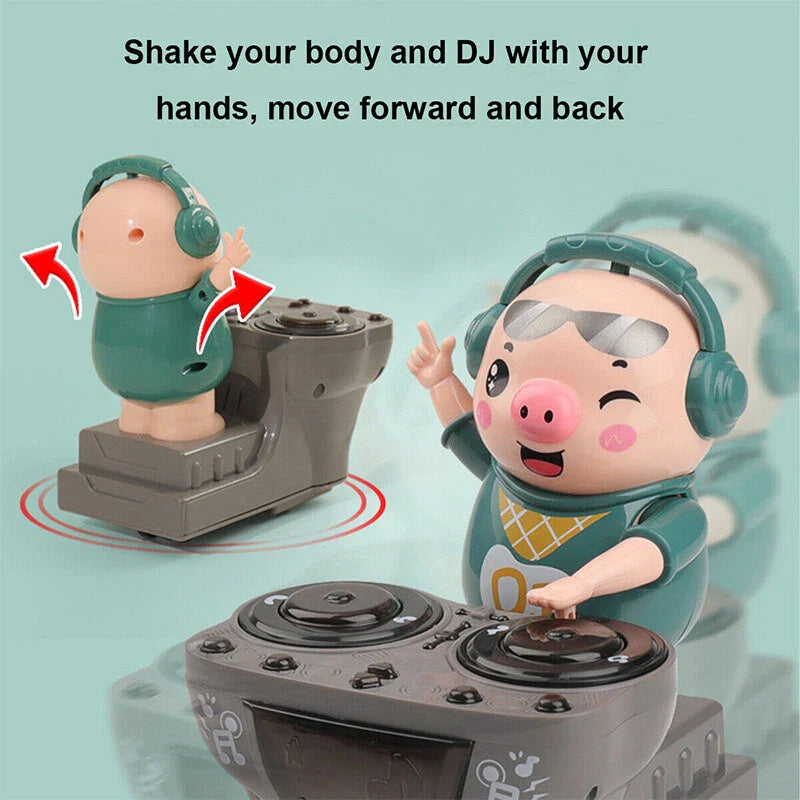 DJ Electric Music Dancing Pig Toy