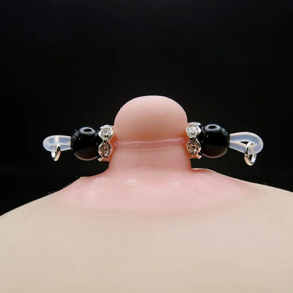 Adjustable Barbell-Style Nipple Ring – Comfortable & Sexy
