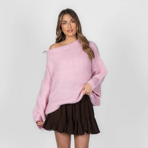 Ultra-Soft Off-Shoulder Knit