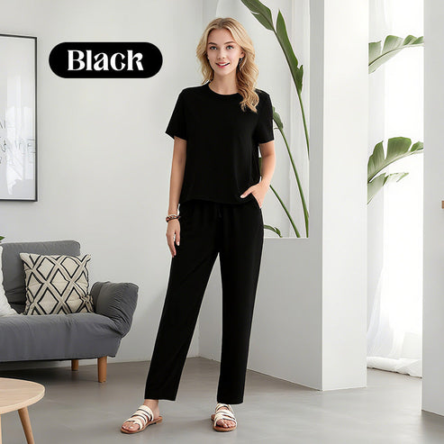 Women's Soft Casual Top and Pants Set
