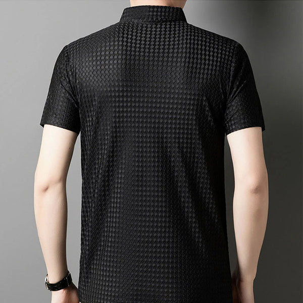 Men's Textured Short Sleeve Shirt