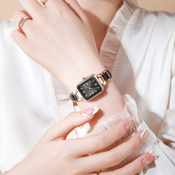 Women's Rectangular Quartz Watch