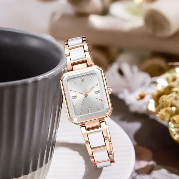 Women's Rectangular Quartz Watch