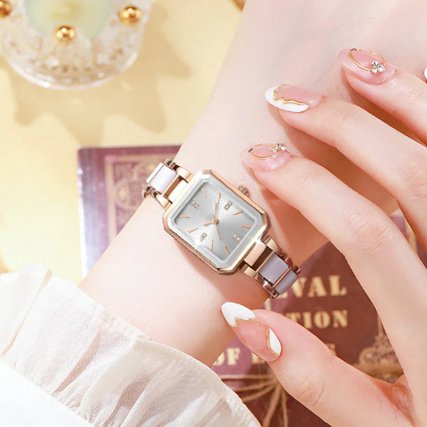 Women's Rectangular Quartz Watch