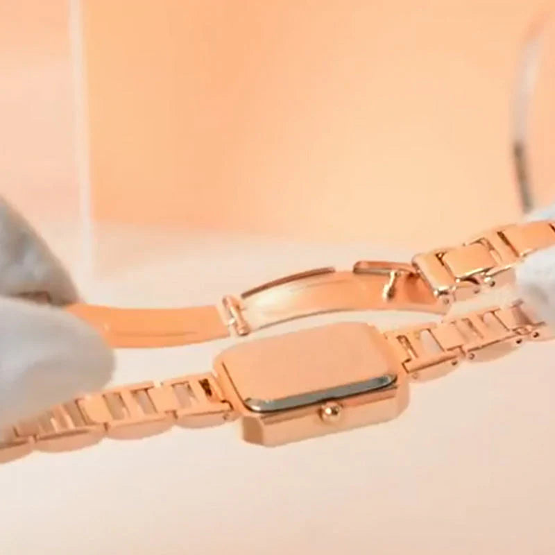 Women's Rectangular Quartz Watch